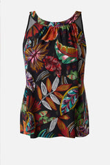 Ursula Tankini Top in Pluma Orla Black/Multi | Miraclesuit