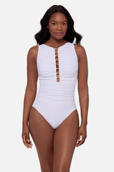 Swizzle One Piece Black | Miraclesuit
