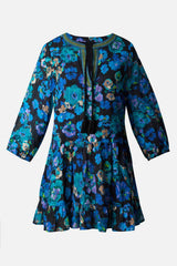 Beach Dress Cover Up in Secret Garden Black/Multi | Miraclesuit