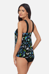 Magicsuit Faye Tankini Top in Taj Mahal Black/Multi | Miraclesuit