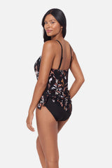 Magicsuit Parker Swim Dress in Chrysalis Black/Multi | Miraclesuit