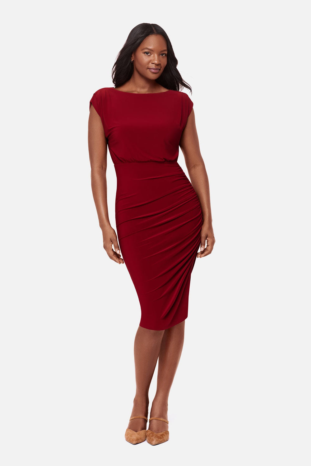 Bali Shaping Dress in Crimson Crimson | Miraclesuit