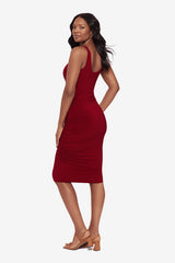 Body by Regi Shaping Dress in Crimson Crimson Red | Miraclesuit