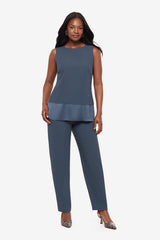 Crepe Layered Tunic in Slate Slate | Miraclesuit