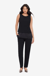 Crepe Easy Jogger in Black Black | Miraclesuit