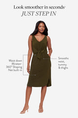 Body by Tali Shaping Dress in Nori Nori | Miraclesuit