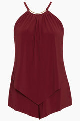 Goldie Romper Merlot | Miraclesuit