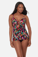 Marina Tankini Top in Farfalle Multi | Miraclesuit
