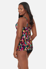 Marina Tankini Top in Farfalle Multi | Miraclesuit