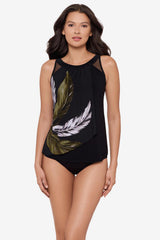 Ursula Tankini Top in Boca Grande Black/Multi | Miraclesuit