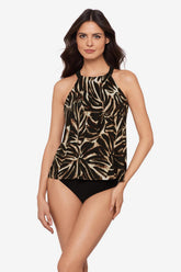 Magicsuit Desert Mirage Esme Tankini Top Separate Black/Multi | Miraclesuit