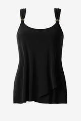 Dazzle Tankini Top Black | Miraclesuit