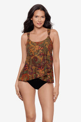 Dazzle Tankini Top in Perissa Multi | Miraclesuit