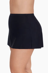 Plus Size Swim Skirt Bottom Black | Miraclesuit