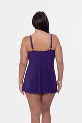 Plus Size Adora Swim Dress Mulberry | Miraclesuit