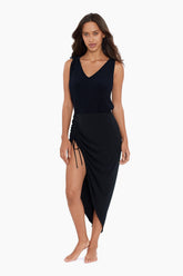 Magicsuit Skirt Swim Wear Cover Up Black | Miraclesuit