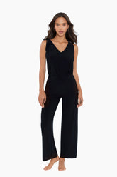 Magicsuit Jersey Cabana Pant Swim Cover Up Black | Miraclesuit