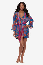 Kimono Cover Up in Decoupage Multi | Miraclesuit