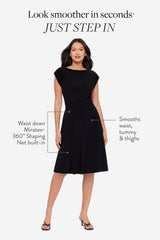 Body by Auri Shaping Dress in Black Black | Miraclesuit