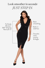 Body by Jodi Shaping Dress in Black Black | Miraclesuit