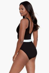 Spectra Somerland One Piece Swimsuit Black/White | Miraclesuit