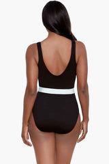 Spectra Somerland One Piece Swimsuit Black/White | Miraclesuit