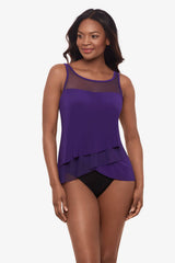Illusionists Mirage Tankini Top Mulberry | Miraclesuit