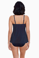Pin Point Love Knot Tankini Midnight | Miraclesuit