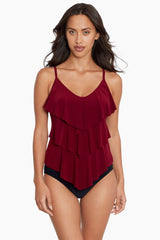 Magicsuit Rita Tankini Top Black | Miraclesuit