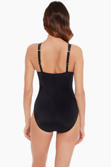 Magicsuit Moto Chic Daryl One Piece Swimsuit Black | Miraclesuit
