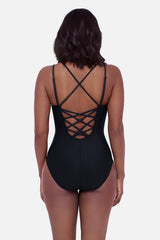 miracle by Bae One Piece in Black Black | Miraclesuit