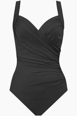 Long Torso Must Haves Sanibel One Piece Swimsuit Black | Miraclesuit