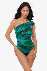 Magicsuit Margarita Goddess One Piece Swimsuit Blue/Multi | Miraclesuit
