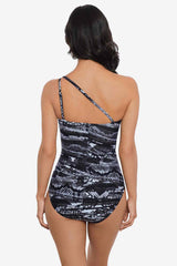 Magicsuit Za'Atar Charlize One Piece Swimsuit Black/Grey | Miraclesuit