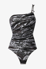 Magicsuit Za'Atar Charlize One Piece Swimsuit Black/Grey | Miraclesuit