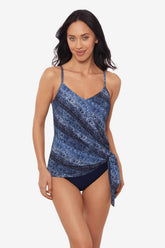 Magicsuit Via Roma Alex Top Blue/Multi | Miraclesuit