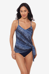 Magicsuit Via Roma Alex Top Blue/Multi | Miraclesuit