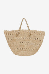 Florabella Salerno Tote Bag in Natural/Gold Natural/Gold | Miraclesuit
