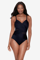 Network Mystify One Piece Swimsuit DD-Cup Black | Miraclesuit
