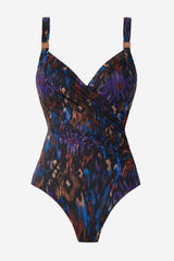 Tapiz Siren One Piece Swimsuit DD-Cup Black/Multi | Miraclesuit