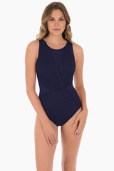 Illusionisis Palma One Piece Swimsuit DD-Cup Midnight | Miraclesuit