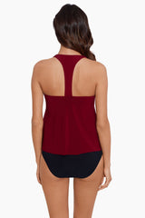 Magicsuit Taylor Tankini DD-Cup Merlot | Miraclesuit