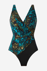 Plus Size Flor De Mare Oceanus One Piece Swimsuit Black/Multi | Miraclesuit