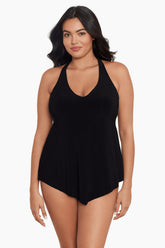 Magicsuit Plus Size Taylor Tankini Black | Miraclesuit