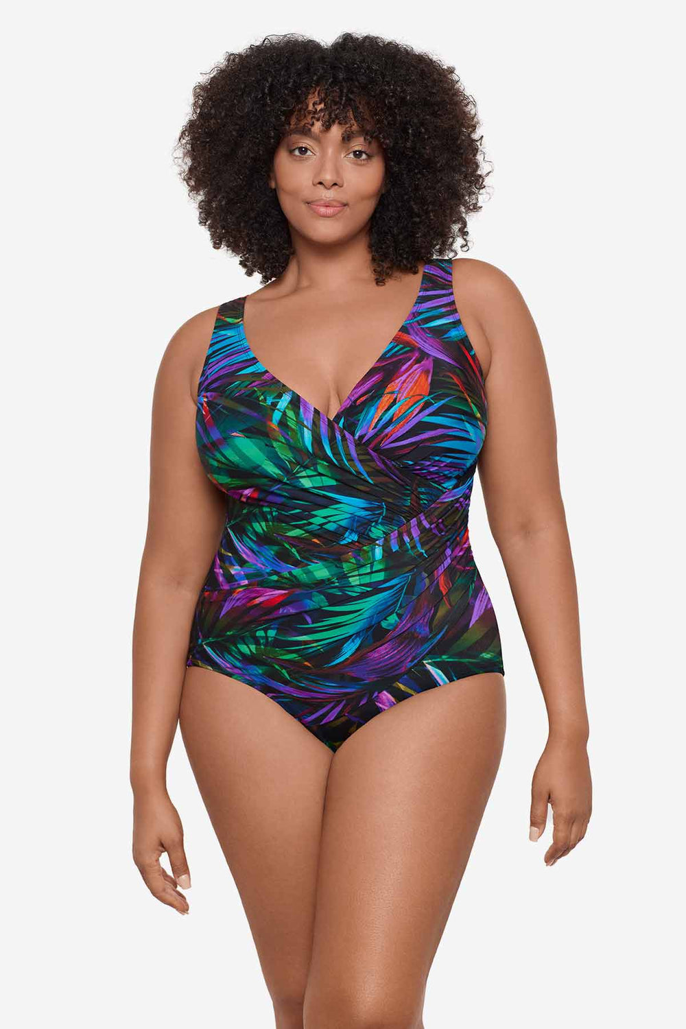 Plus Size Palma Paradiso Oceanus One Piece Swimsuit Multi | Miraclesuit