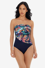 Goddess One Piece in Belize Navy/Multi | Miraclesuit