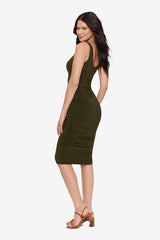 Body by Suki Shaping Dress in Nori Nori | Miraclesuit
