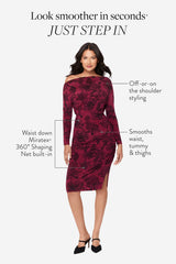 Niki Shaping Dress in Sketch Sketch | Miraclesuit