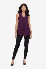 Soft Georgette Layered Tunic in Plum Plum | Miraclesuit