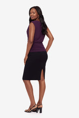 Tabi Blouson Top in Plum Plum | Miraclesuit